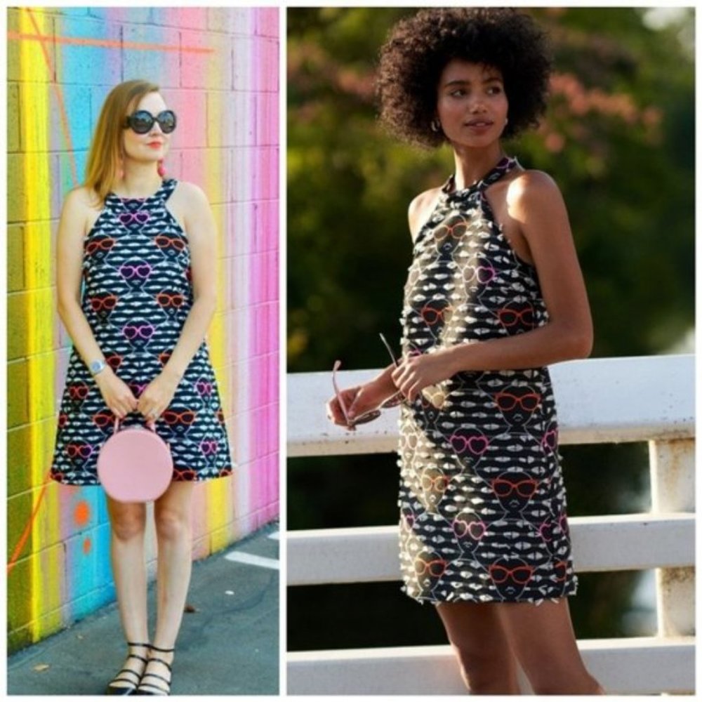 Hutch Anthropologie retro sunglasses dress